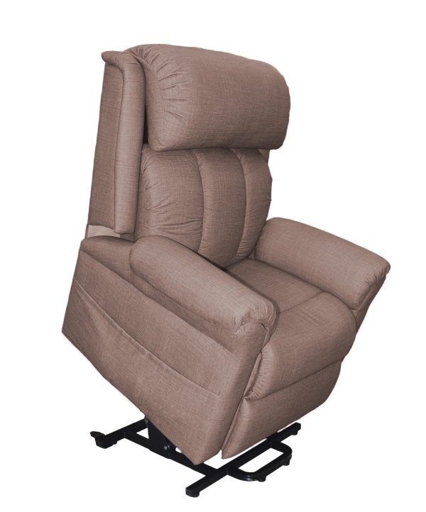 Fauteuil Releveur BERGAME - 2 Moteurs - Marron