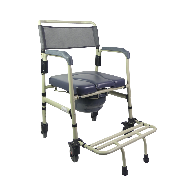 Chaise de douche à roulettes